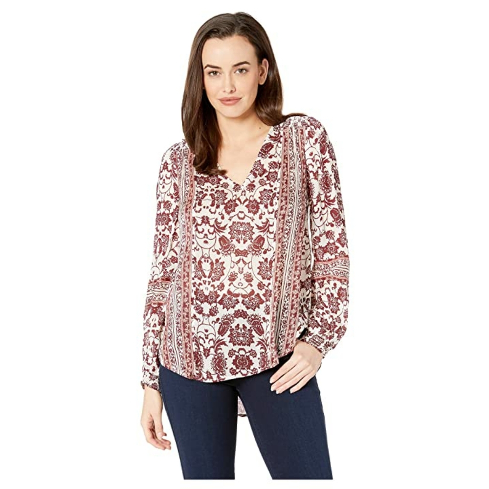 NWT Lucky Brand Floral Blouse XS
